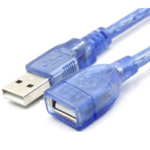Cable Extensión USB 2.0 10 Mts Desoxigenada Azul