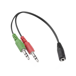 Cable Adaptador 3.5mm Stereo a Microfono Y Audio