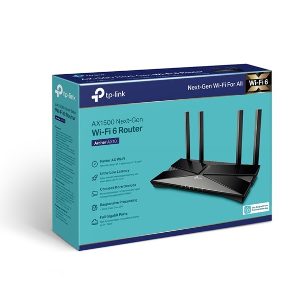Router Inalámbrico Tp-Link Archer AX10 Wi-fi 6 Dual Band AX1500