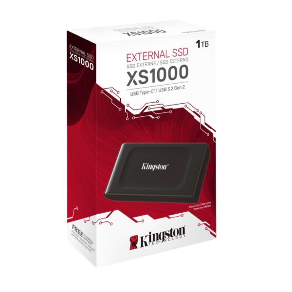 Unidad de Estado Sólido (SSD) Externa Kingston 1TB XS1000