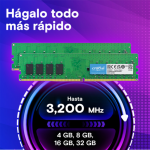 Memoria Ram Crucial DDR4 Para PC