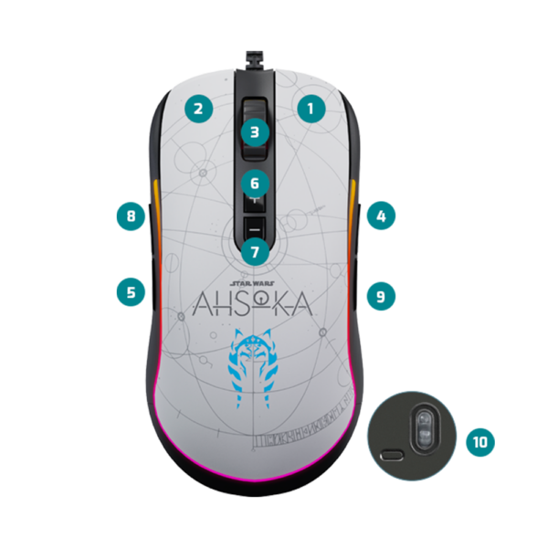 Primus Mouse Mouse Primus Star Wars Gladius 12400T - Doble Click Unilago
