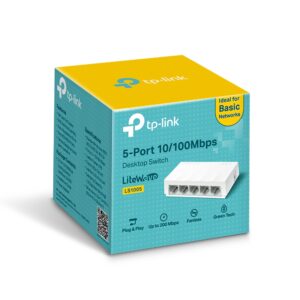 Switch de 5 Puertos Tp-Link LS1005 a 10/100Mbps