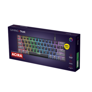 Teclado Mecánico Trust Acira GXT 867 60%