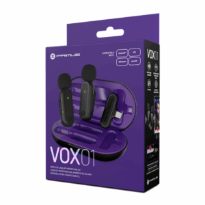 Juego de Micrófono de Solapa Primus VOX01 Bluetooth USB-C
