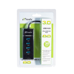 Hub USB 3.0 Real 4 Puertos Nicols