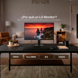 LG Monitor U4 de 27",Full HD, 144Hz