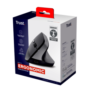 Mouse Inalámbrico Vertical Trust Bayo II